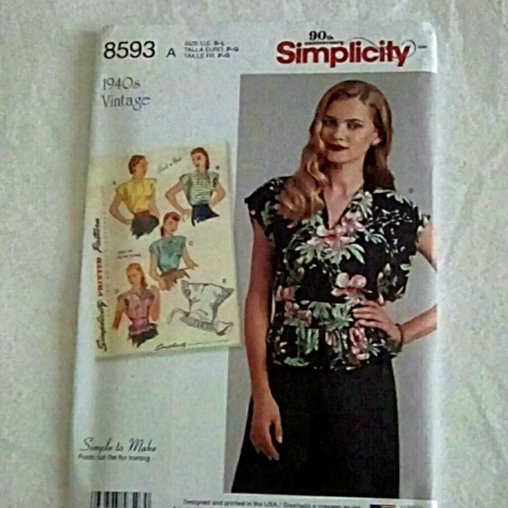 Simplicity Vintage/retro Poncho Blouses